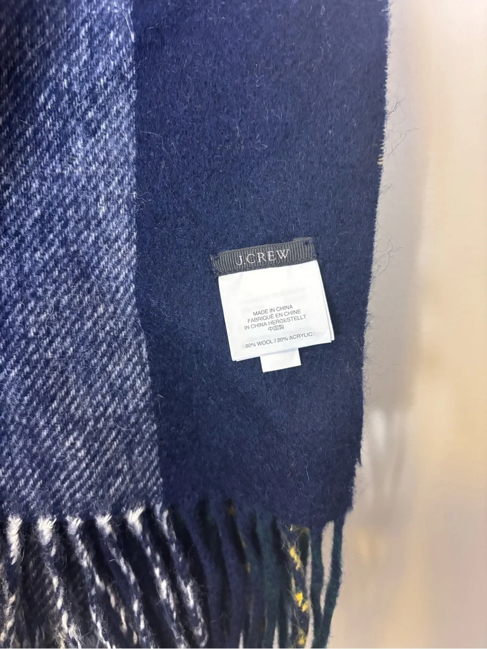 J. Crew soft plaid